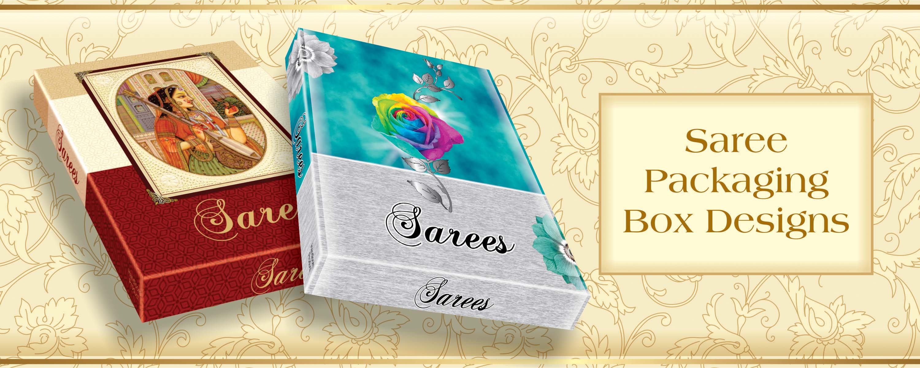 Saree Packaging Box Designs 1